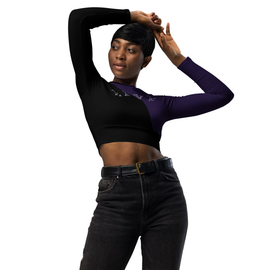 ELVT long-sleeve crop top