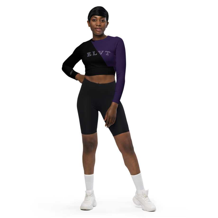 ELVT long-sleeve crop top