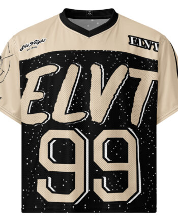 ELVT Black football jersey